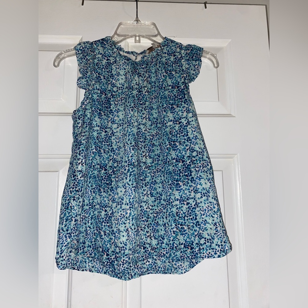 Size Small Loft Blue and Green Blouse